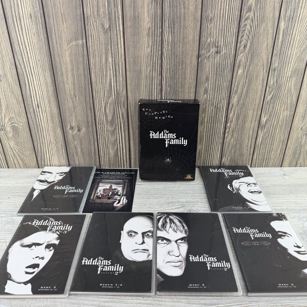 The Addams Family: the Complete Series (DVD) Tested Working
